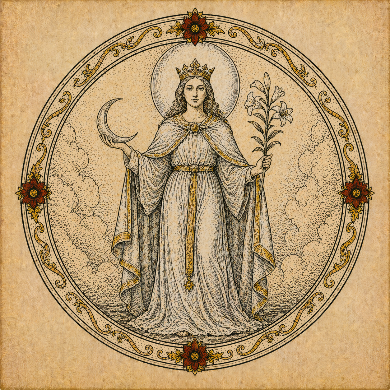 Luna — the silver moon, the queen