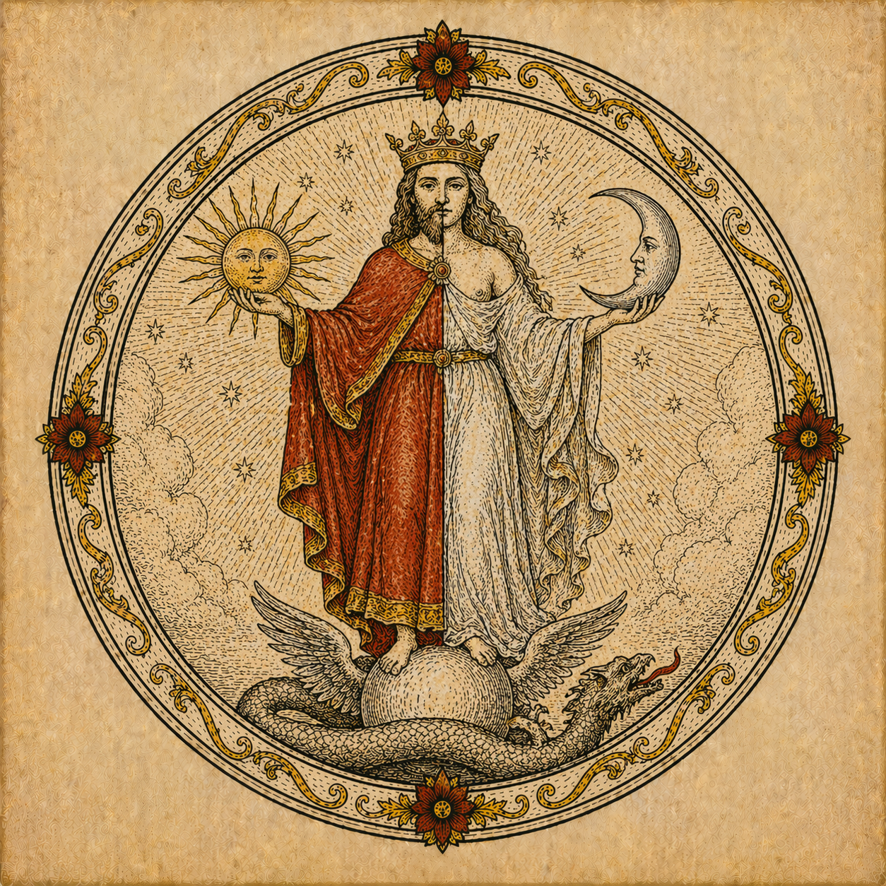 The Rebis — the unified stone, coniunctio complete