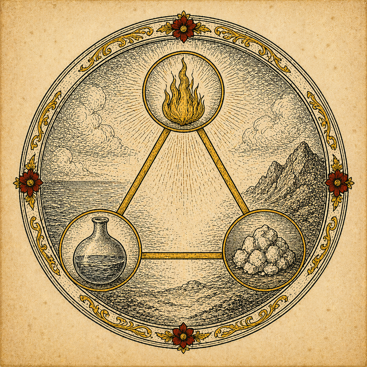 Sulphur, Mercury, and Salt — the Tria Prima of Paracelsus