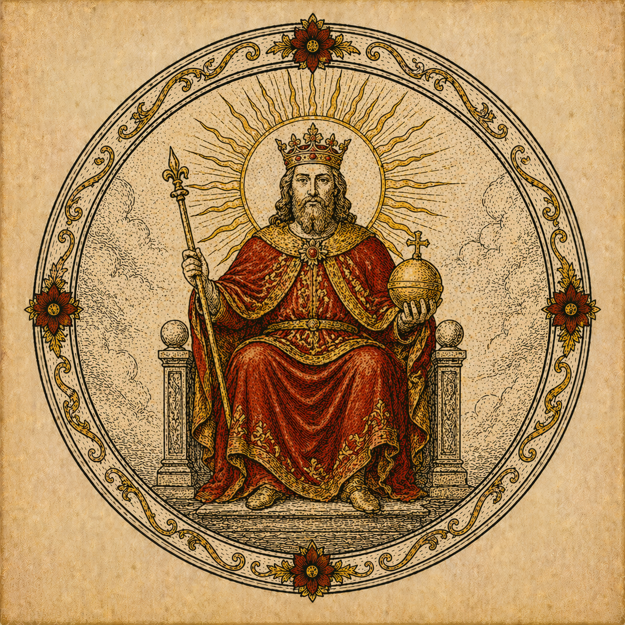 Sol — the golden sun, the king