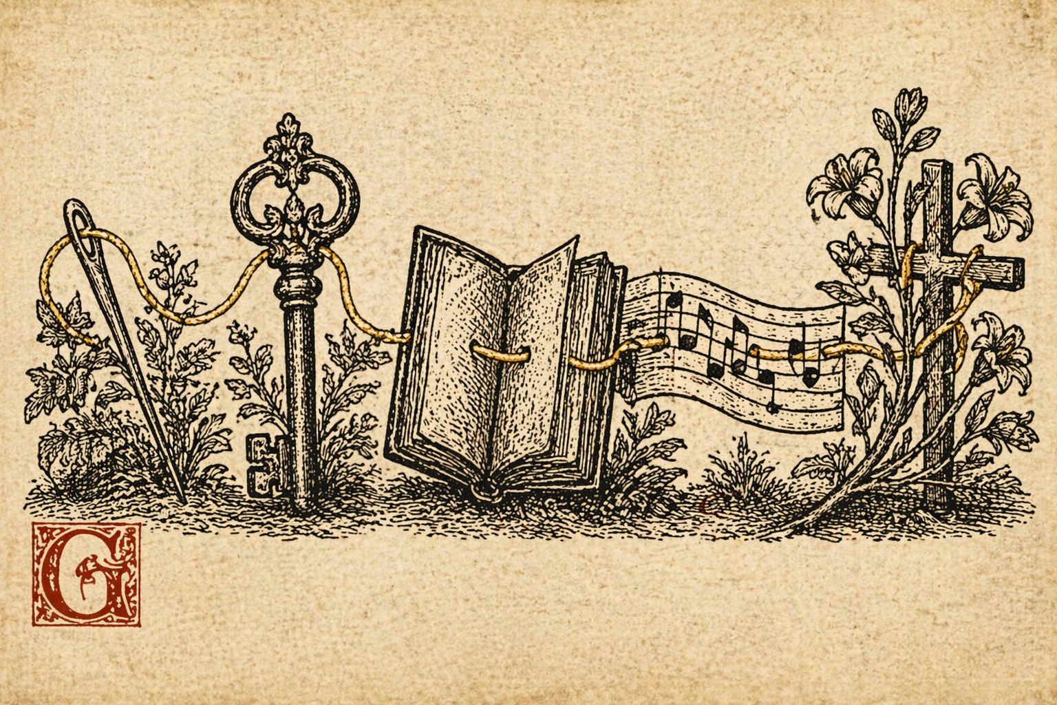 The Golden Thread — thirteen poems